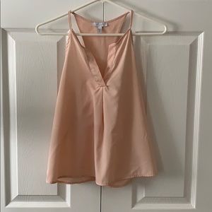 light pink tank top blouse